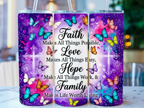 Download Faith Hope 20oz Skinny Tumbler Wrap - 20oz skinny tumbler Collection