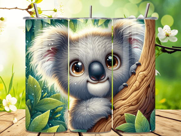 Download Koala on Tree Forest Jungle Tumbler Wrap - Premium Resources