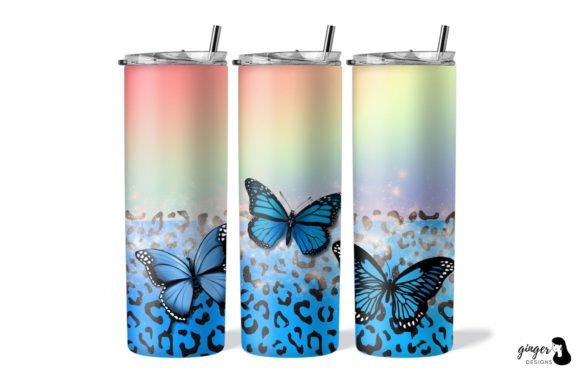 Download Butterfly 20oz Skinny Tumbler Wraps - 20oz skinny tumbler Collection