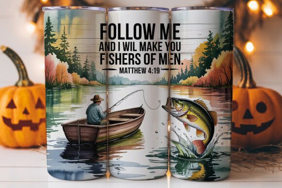 Download Fishers of Men 20oz Tumbler Wrap - Premium Bundle