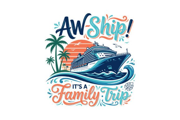 Download Family Cruise Trip SVG Design - Cruise trip Collection