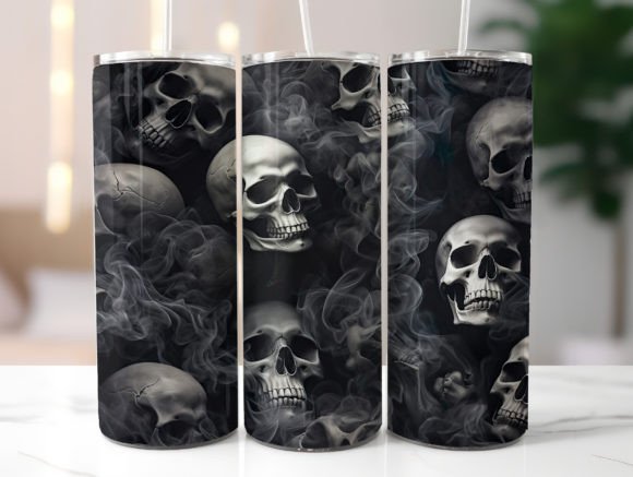 Download Grunge Skeleton Men 20oz Tumbler Wrap - Premium Resources